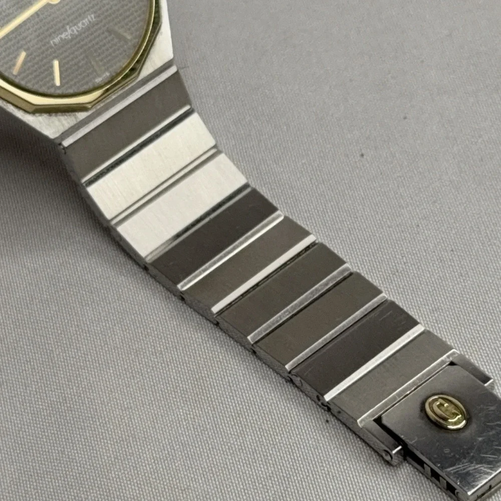 Concord Mariner SG 18K Gold Stainless Steel Ladies 23mm Quartz Watch Box Working